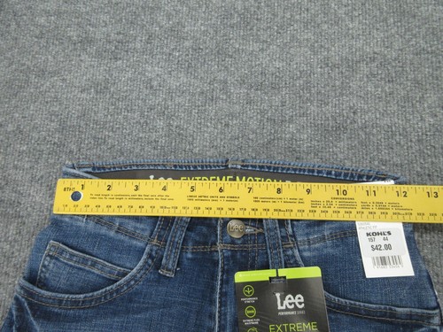 Lee Jeans Youth 12S Blue Athletic Fit Tapered Leg Pant Stretch Boys 12 S NEW Tag - Picture 9 of 24