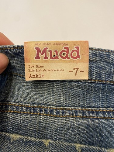 Mudd Skinny Ankle Jeans Womens 7 New With Tags!! Distressed - Picture 13 of 15