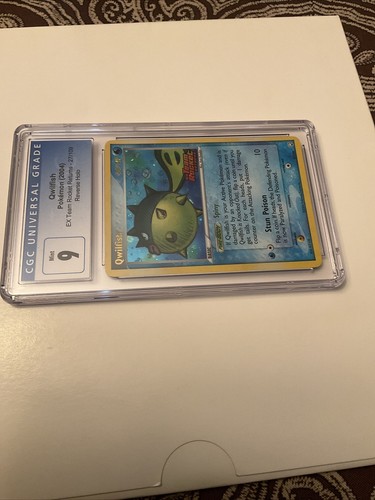 2004 Pokemon EX Team Rocket Returns Qwilfish Reverse Foil 27/109 CGC 9 Mint - Picture 2 of 4