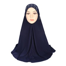Instant Headscarf Women Hijab Muslim Shawl Wrap Amira Prayer Khimar Full Cover