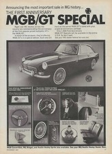1968 MGB GT Ad Austin Healy Vintage Magazine ...