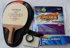 Korean Penhold Carbon Table Tennis Bat Galaxy 986 + 729-2, Custom-made, USD