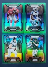2023 Prizm Football GREEN PRIZMS 1-250 You Pick the Card - READ