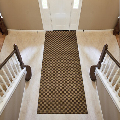 Runner Rug 2 x 8, 2 x 10 ft Hallway Non Slip Rubber Back Rugs for Kitchen Indoor
