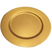 GroßEr Deko- & Platzteller Gold 33Cm Ø PläTzchen Weihnachten Tisch Dekoration