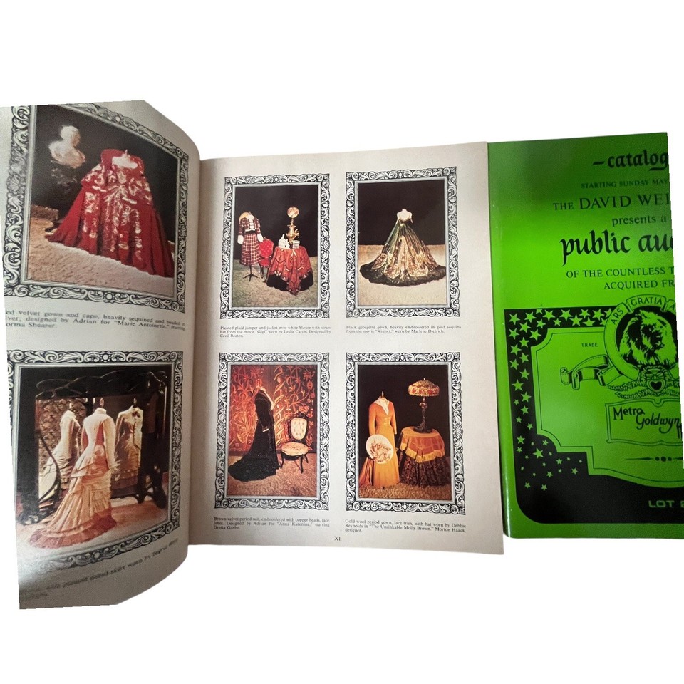MGM MetroGoldwynMayer David Weisz Co. Auction Catalogs Set Of 5 1970