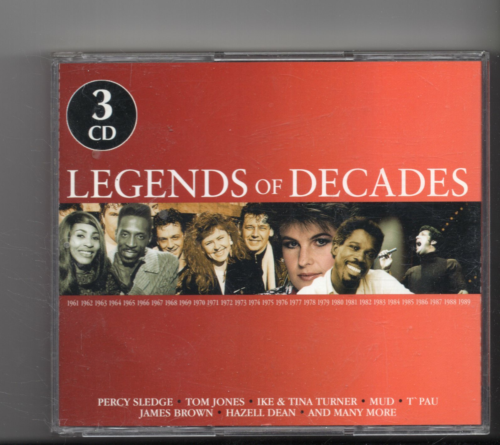 (JJ773) Legends Of Decades - the 60s 70s 80s, 45 tracks various artists - CD Set
