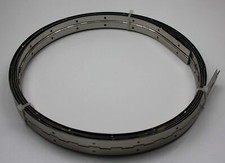 V2A Stangenscharnier, 5000mm x 32mm x 07mm, E...