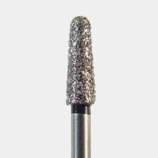 Microcopy 2424CS NeoDiamond FG Short Shank Round Taper Coarse Diamond Burs 25/Pk