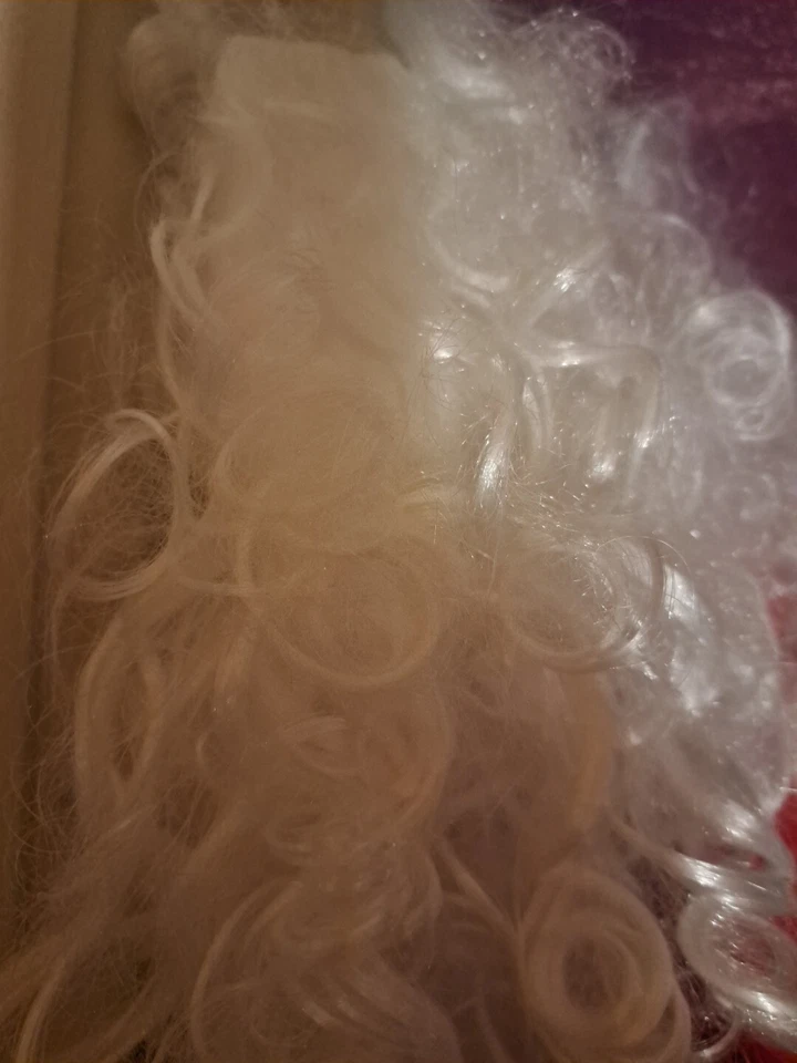 Traje de Papá Noel Rubie para hombre, rojo/blanco, forro de seda SIN GUANTES talla estándar Foto 4 de 4