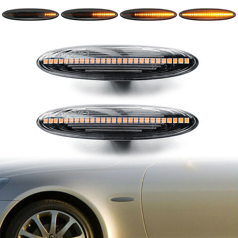 Dynamic LED Side Marker Turn Signal Light Fit Toyota Lexus IS250 350
