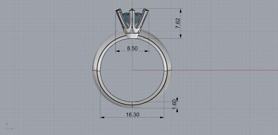 STL 3D-Modell /Schmuckdatei für 3D-Druck/STL Digitales 3D-Modell /Schmuck-Design