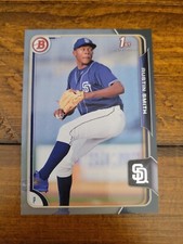 2015 1st Bowman Silver Parallel #180 Austin Smith /499 Padres