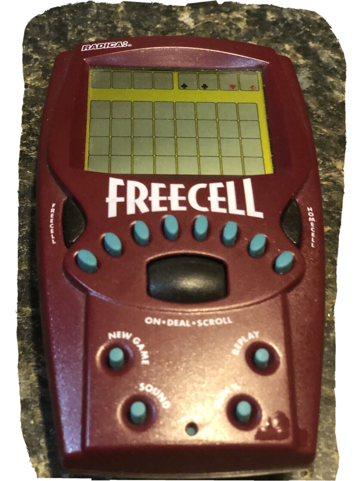  Handheld FreeCell Solitaire Game - 8019 : Toys & Games