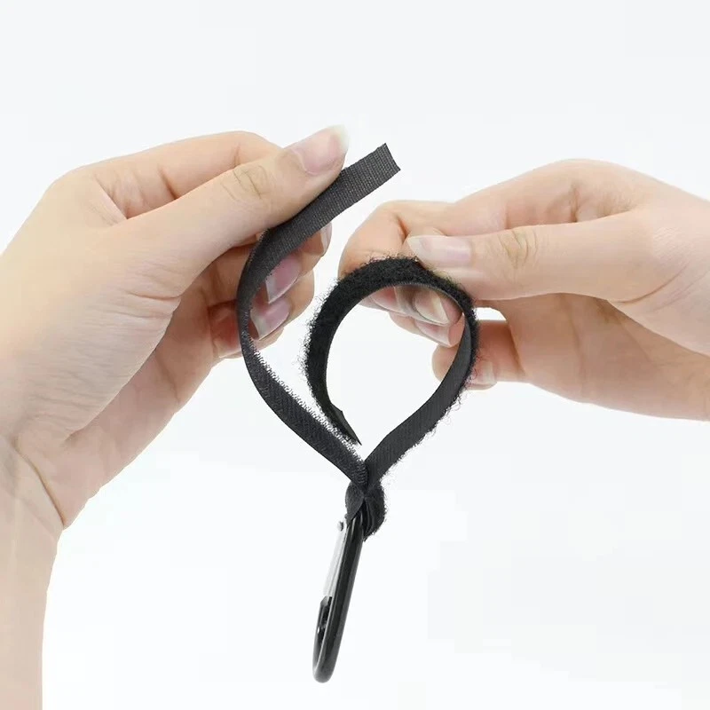 2 PIEZAS Ganchos para Cochecito Hebillas Clip Aleación de Aluminio Mosquetón Carro Organizador Pañal Foto 3 de 4