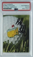 BUBBA WATSON SIGNED MASTERS BALL CHAMPION AUGUSTA PICTURE PSA DNA COA AUTOGRAPH