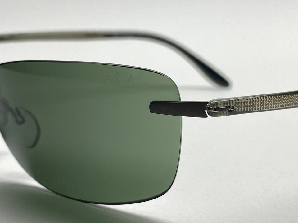 Occhiali Da Sole Vintage Silhouette 8099 6127 Made in Austria - Imagen 2 de 4