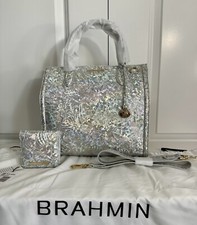NEW Brahmin Leather MOONRISE SONIC Caroline and Matching Jane NEW Wallet!