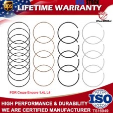 Piston Ring Set STD Size for 11-15 Buick Encore Chevrolet Sonic Cruze Trax 1.4L