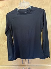 CUDDL DUDS Black Pullover Crewneck Base Layer Size Small FREE SHIPPING