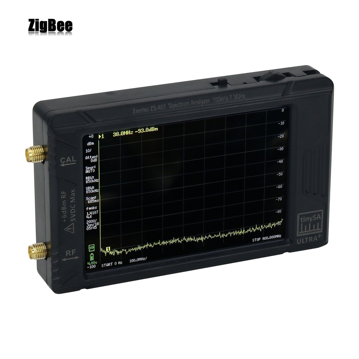 その他 Tiny Spectrum Analyzer tiny SA ultra 2023 TinySA Ultra Spectrum Analyzer, 100kHz to 5.3GHz
