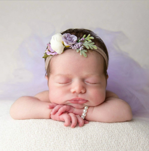 newborn pearl headband