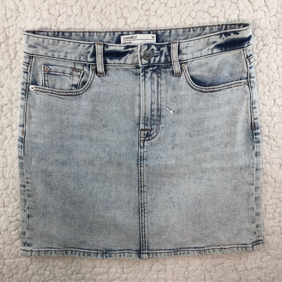 Share more than 149 jeans west denim skirt dedaotaonec