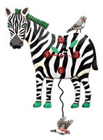 Allen Designs Zeb The Zebra Pendulum Childs Kids Whimsical Wall Clock Allen Designs Zeb The Zebra Pendulum Childs Kids Whimsical Wall Clock