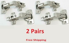 2 Pair Corner Folded Folden Kitchen Cabinet Cupboard Door Hinges Combination 135
