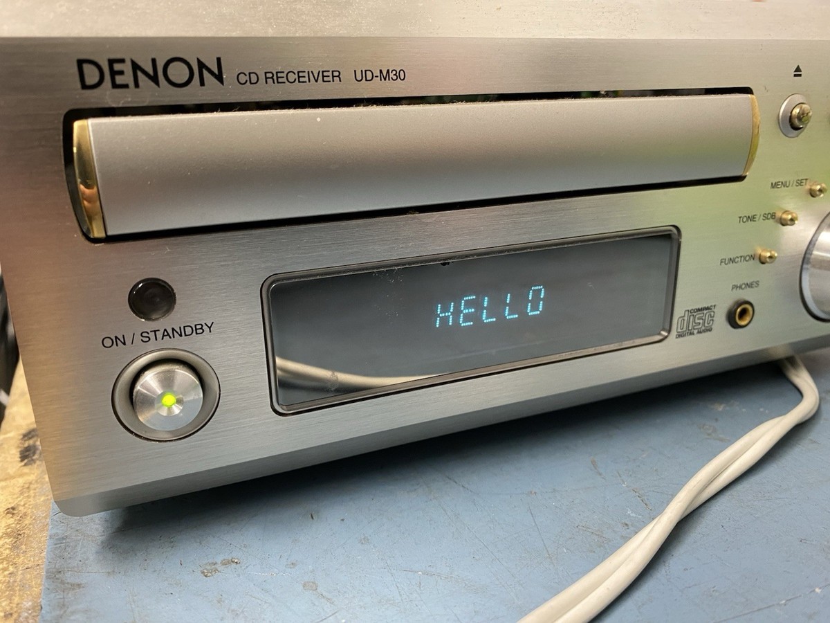 DENON UD-M30 Compact CD Player Mini Hi-Fi Receiver w/ Remote FOR