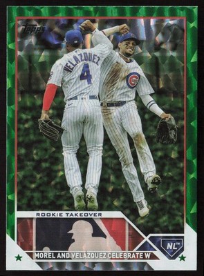 Rookie Takeover 2023 Topps Green Foil #376 #/499 - Chicago Cubs