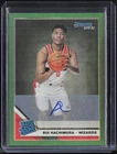 2019 Panini Donruss Green #208 Rui Hachimura Auto Autograph RC Rookie