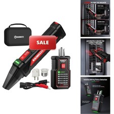 Kaiweets Kt302p Circuit Breaker Finder Kit Gfci Tester Led Indicators Kaiweets Kt302p Circuit Breaker Finder Kit Gfci Tester Led Indicators