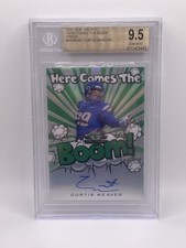 2020 Leaf Valiant Here Comes the Boom! Curtis Weaver Auto #HCB-CW1 /75 BGS 9.5