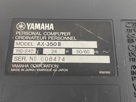Yamaha MSX2 Personal Computer AX350II sakhr صخر Arabic & English Vintage #73