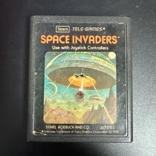Space Invaders for Atari 2600. Vintage 1978. Sears Variant.