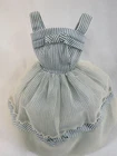 Mattel Barbie #933 Movie Date Blue and White Striped Dress 1962 Vintage