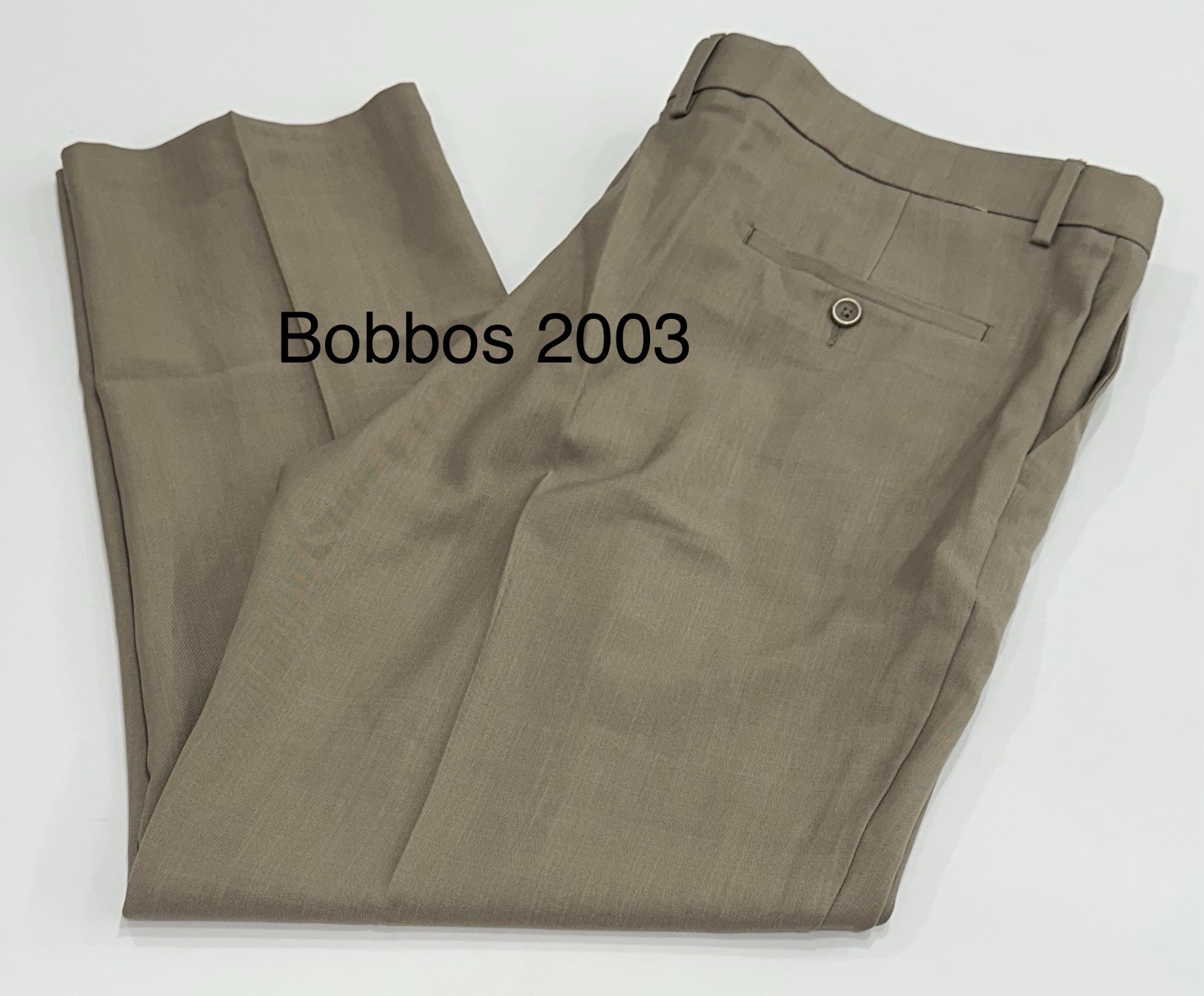 Haggar Men's Straight-Fit Dress Pants, Tan, Size 42X30