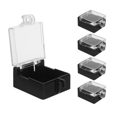 5pcs Emergency Stop Switch Safety Guard - Plastic Push Button Cover Cap -