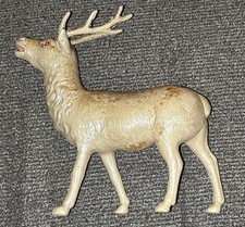 Celluloid Reindeer Vintage Occupied Japan Santa  s Reindeer Buck With Antlers