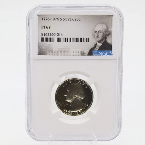 1976 S Silver Bicentennial Washington Quarter PF67 NGC San Francisco