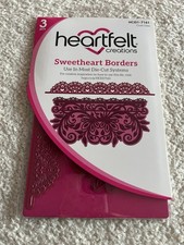 Heartfelt Creations Sweetheart Borders Die Set Art From The Heart Retired New