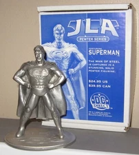 DC DIRECT JLA PEWTER SERIES SUPERMAN 2000
