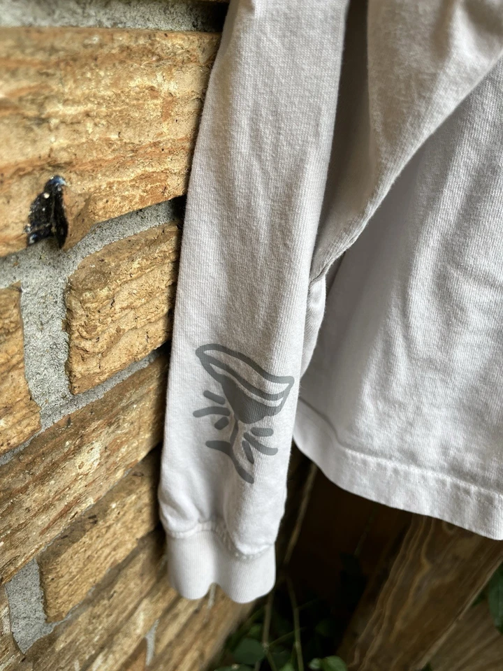 Camiseta manga larga Dr. Denim para hombre color crema Happy Hour talla L Foto 4 de 4