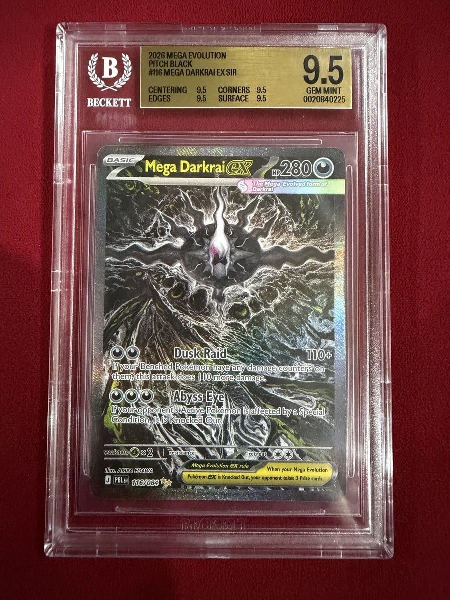 Pokémon TCG Beckett Grading Services (BGS) 9.5 Graded Individual
