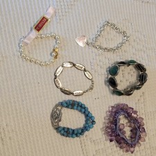  6 Costume Jewelry Bracelets
