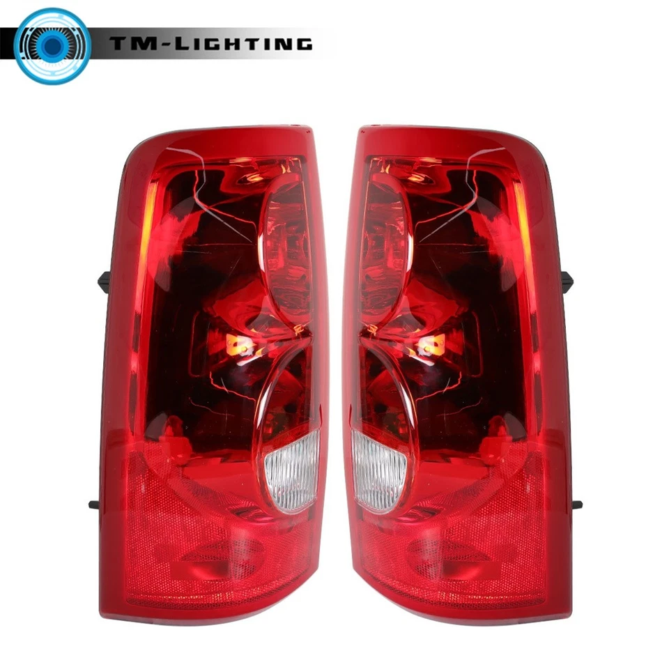 For 2003-2006 Chevrolet Silverado 1500 2500 3500 HD Pair Tail Lights Brake Lamps - Image 2 of 4