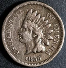 1859 INDIAN HEAD CENT - FINE Details