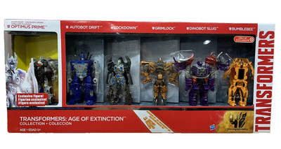 Transformers Age Of Extinction 1-STEP Collection Silver Knight Optimus -2014 NEW