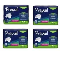 Prevail PV-017 Bariatric A Incontinence Brief XXL Bariatric 4 packs 48 Ct